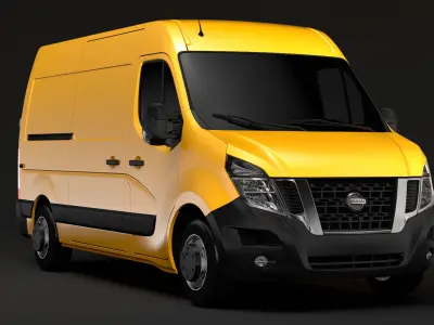 Nissan NV 400 L2H2 Van 2017 3D model