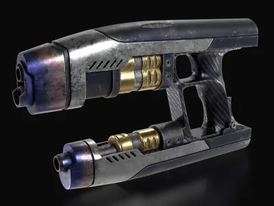 Star-Lord Blaster 3D model