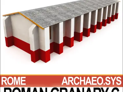 Roman Granary C 3D model
