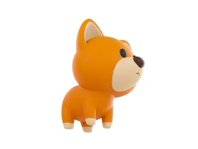 Character025 Dog 3D model