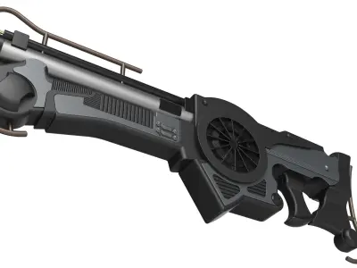 Mangalore Rifle from the movie The fifth element 1997 3D model