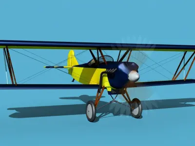 Travelair 2000 V05 3D model