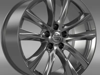 Nissan Fuga Hybrid rim 2015 3D model