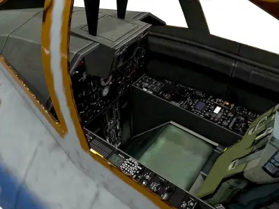 Mikoyan MiG-31 Low-poly PBR Low-poly 3D model