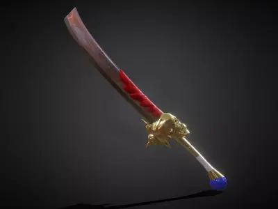 Aspect of Nemesis Low-poly 3D model