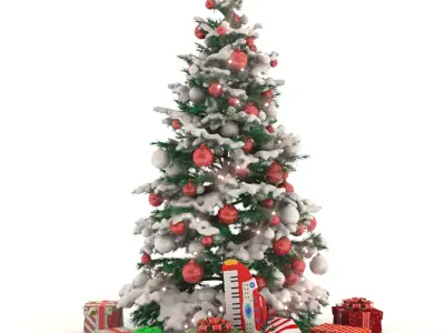 Christmas Tree with Gifts 3D model get