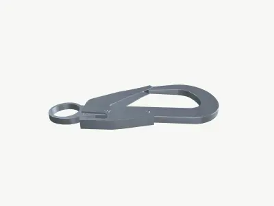 Harness hook 3D model