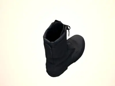 Ankle boot Low-poly 3D model