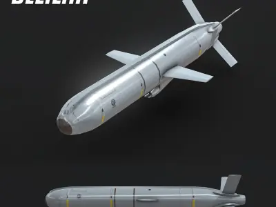 Delilah Cruise Missile Low-poly 3D model