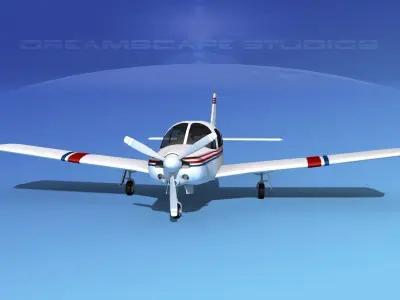 Piper Turbo Arrow 240 V01 3D model