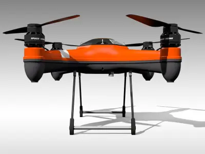SplashDrone 3 Plus Base Platform 3D model