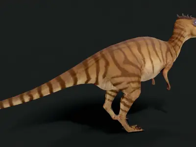 Dracorex Dinosaur Animated Low Poly Low-poly 3D model