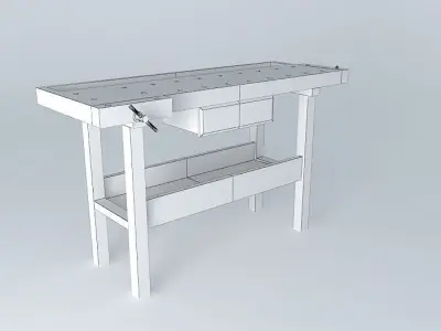 Work Bench Free 3D model