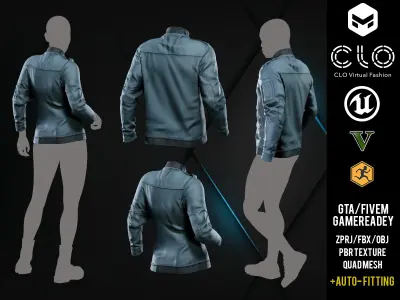 TEXPORT Leader Fleece Innenjacke  - Marvelous Men - Women 3D model