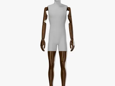 Sewing Male and Female Mannequin 3D model