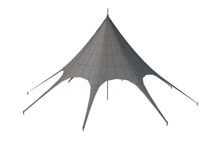 Outdoor Star tent 3D model