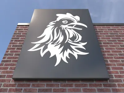 Retail-048 El Pollo Loco-001 With Site 3D model