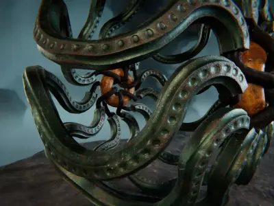 Ancient Artifacts 5 Package Low-poly 3D model