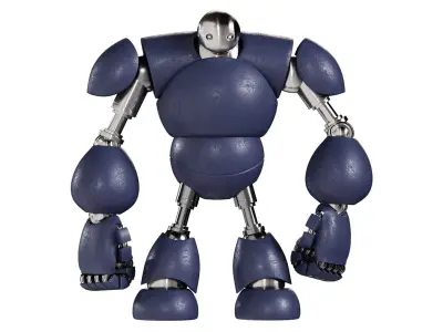 Robot  3D Model Low-poly 3D model