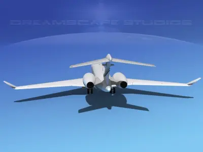 Bombardier Global 5000 V02 3D model