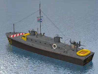 Type Two 63 ft HSL 3D model
