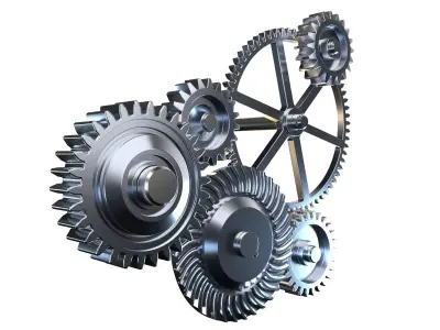 Gear mechanism v1 3D model