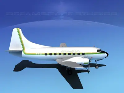 Martin 202 Air Travelers Club 3D model