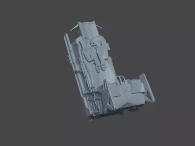 F-16 ACES-II Ejection Seat for 3d Printing 3D print model