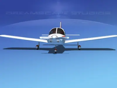 Piper PA-28 V20 3D model
