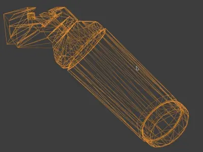 Zenit RK-1 tactical front grip 3D model