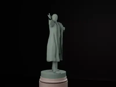 Vladimir Lenin Statue Monument 3D model
