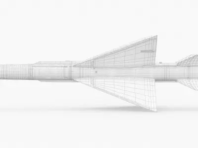 Matra 530 Missile 3D model