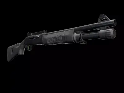 Benelli M4 Tactical Shotgun 3D model