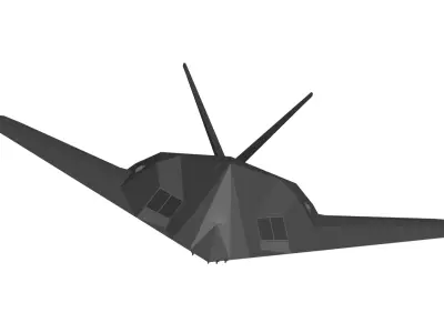 F-117A Nighthawk Stealth Fighter aircraft 3D model