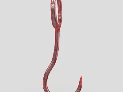 CC0 - Meat Hook 5 Free low-poly 3D model