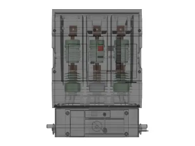 Circuit breaker Schneider Electric Evolis 145 Free 3D model