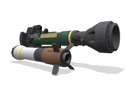 NLAW Next Generation Light Anti-tank Weapon Low-poly PBR Low-poly 3D model