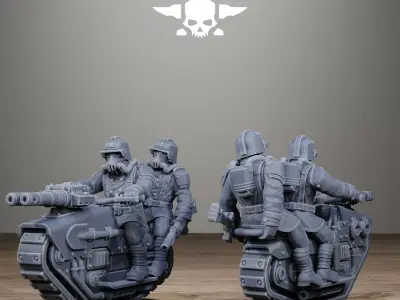 Grimguard War Treader 3D print model