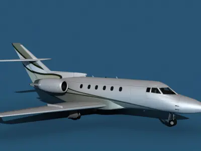 Hawker Siddley 800SR V10 3D model