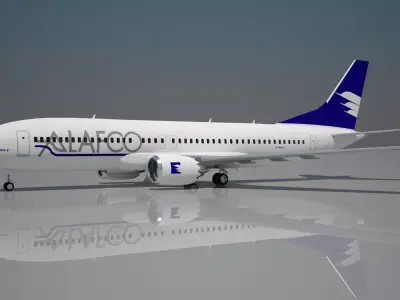 Alafco Boeing 737 max 8 3D model