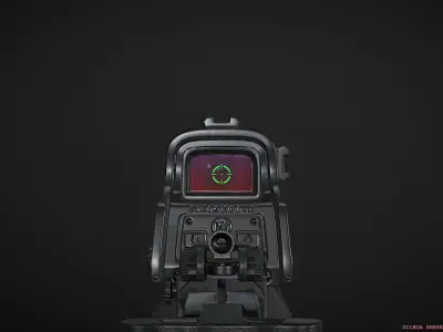 Gilboa Snake Double Barrel AR-15 Low-poly 3D model