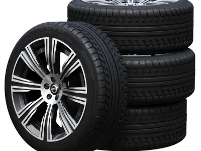 Volvo wheels 3D model