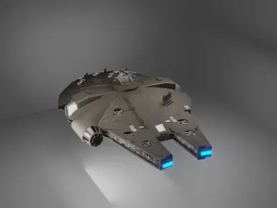 Star Wars Millennium Falcon 3D model
