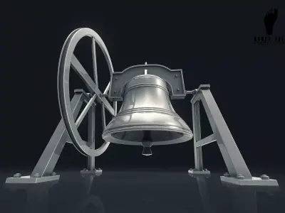 3D MISSION CHURCH BELL 3D model