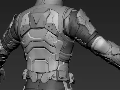 Sci-Fi Character Cerberus 3D model