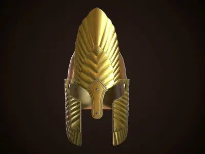 Archon Helmet 01 Low-poly 3D model