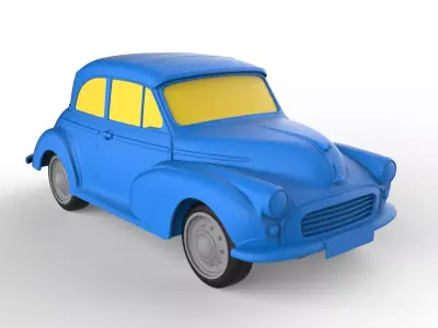 Morris Minor 1956 Classic Car 3D print model
