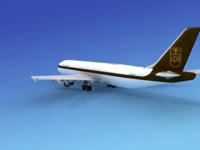 Airbus A300 UPS 2 3D model