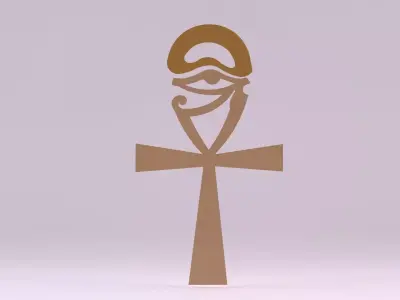 Egyptian Symbols - 015 Low-poly 3D model