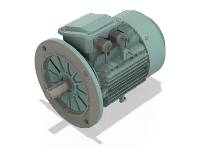 3 Phase AC induction motors - Frame size 100 3D model